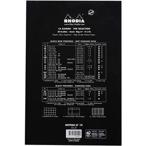 Rhodia 210x318 Dot Bloknot Siyah Kap.80gr RA19559