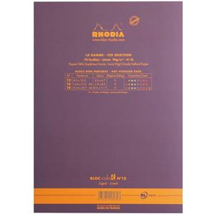 Rhodia A4 Çizgili Bloknot Mor Kpk 90gr RS18970