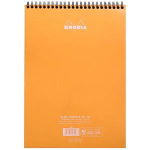 Rhodia A4 Dot Bloknot Turuncu Kap.Spiralli 80gr RA18503