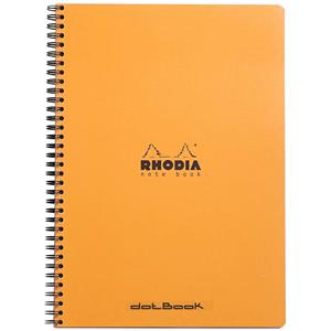 Rhodia A4 Dot Defter Turuncu Kap.Spiralli 80gr 80yp RD193118