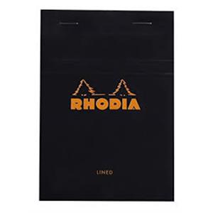 Rhodia A6 Çizgili Bloknot Siyah Kpk 80 1360009