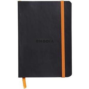 Rhodia A6 Dot Defter Siyah Yum. Kapak 72yp 117352