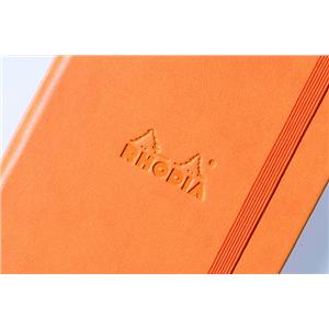 Rhodia Çizgili Defter 90x140 Turuncu Sert K.118068