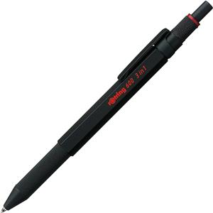 Rotring 600 Multipen Üç Fonksiyonlu Kalem Siyah 2164108