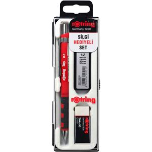 Rotring Tikky Rd 0.5 Versatil+Silgi+Min Kırmızı