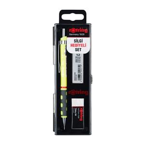 Rotring Tikky Rd 0.5 Versatil+Silgi+Min Neon Sarı