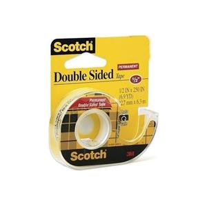 Scotch 12mmx6.3mt Çift Taraflı Bant Kesicili 136D