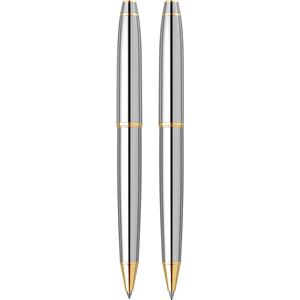 Scrikss 35 Tükenmez & Versatil Kalem Gold Krom