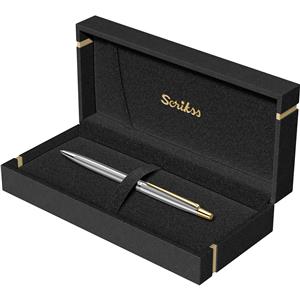 Scrikss 711 L Çizgi Desenli Gold Chrome Tükenmezka