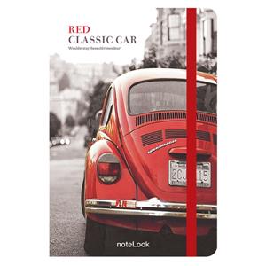 Scrikss Defter A6 Çizgisiz Red Classic Car