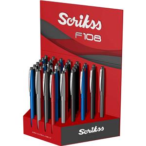 Scrikss F108 Tükenmez Kalem Kırmızı