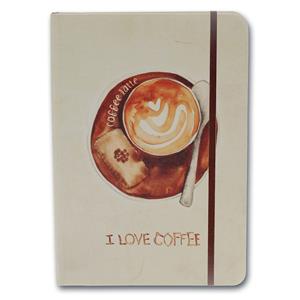 Scrikss I Love Latte Coffee A5 100 Yp. Çizgili