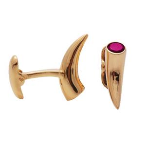 Scrikss Cornus Kristal Yakut Tas Kol Dugmesi 264-1