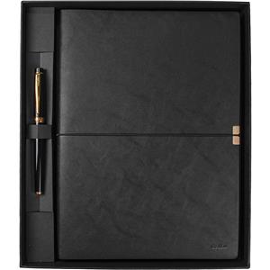 Scrikss Toledo Premium Defter B5 Siyah & 38 RollerMat Siyah Altın Set SD-700-B1