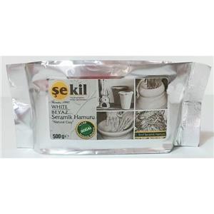 Şekil Seramik Kili Beyaz 500gr