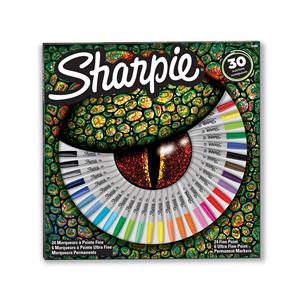 Sharpie Fine Permanent Markör 30'lu Kertenkele