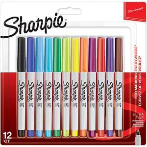 Sharpie Ultra Fine Permanent Markör 12li 2065408