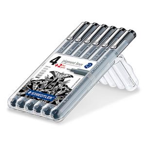 Staedtler Pigment Liner Siyah 6'Lı Set 308 SB6P