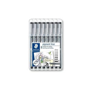 Staedtler Pigment Liner Siyah 8'Li Set 308 SB8