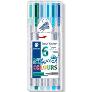 Staedtler Triplus 334 Fineliner 0.3mm Okyanus 6'Lı