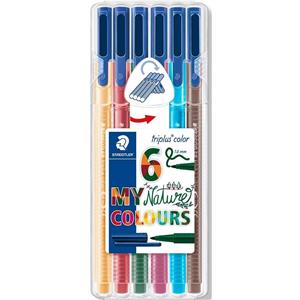 Staedtler Triplus Color Keçelikalem Natural 1mm6Lı