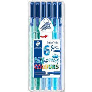 Staedtler Triplus Color Keçelikalem Okyanus1mm6Lı