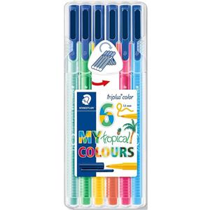 Staedtler Triplus Color Keçelikalem Tropkal 1mm6Lı