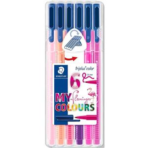 Staedtler Tripluscolor Keçelikalem Flamingo 1mm6Lı