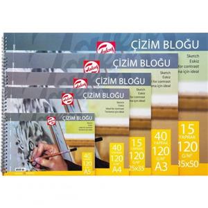 Talens Çizim Blok 120gr 25x35 15yp T120253515