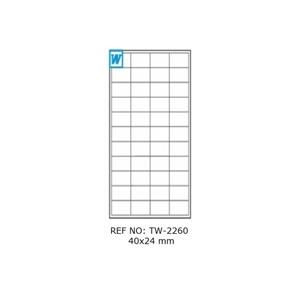 Tanex Tw-2260 40 X 24 Mm Laser Etiket