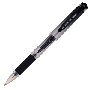 Uniball İmza Kalemi Gel Impact 1.0 Siyah Um-153s