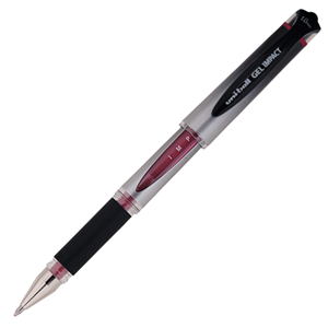 Uniball İmza Kalemi Gel Impact 1.0 Kırmızı Um-153s
