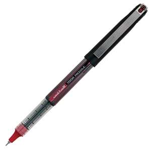 Uniball Vision Needle 0.5 Igneuçlu Kırmızı Ub-185