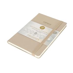 Victoria's Journals Copelle Kraft Bujo Defter 14X21 120gr 120yp Noktalı Krem 8922