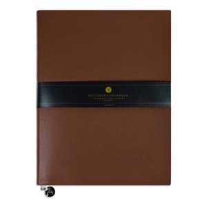 Victoria's Journals Smyth Flexy Defter 19X25 80gr 96yp Çizgili Kahve 1785