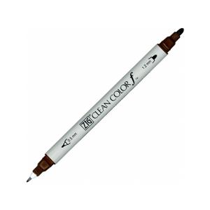 Zig Clean Color F Çift Uçlu Marker Kalem Dark Brow