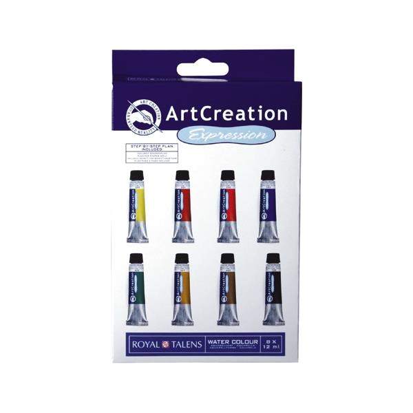 Art Creation Boya Seti Expression Watercolor 8x12ml