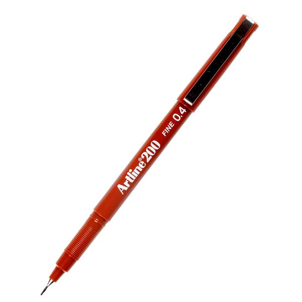 Artline 200N Fine Liner 0.4 Brown EK-200N