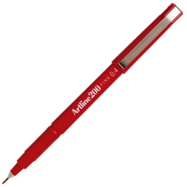 Artline Fine Liner 0.4 Dark Red EK-200N