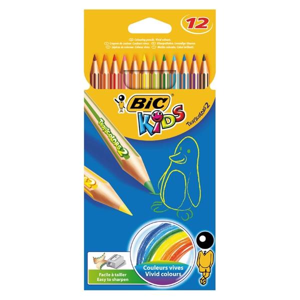 Bic Tropicolor2 Kuruboya Kalemi Uzun 12li 832566