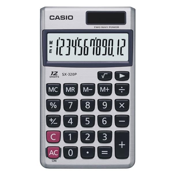 Casio Hesap Makinesi Cep Tipi Sx-320p