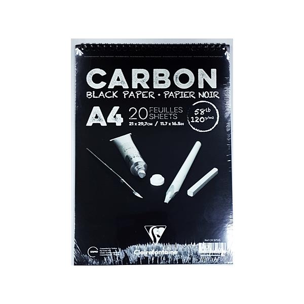 Clairefontaine Carbon Çizim Blok A4 20 Ypr. 97518