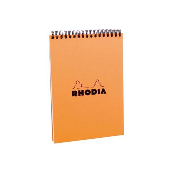 Rhodia A4 Kareli Blok Spiralli Turuncu 80yp RA18500