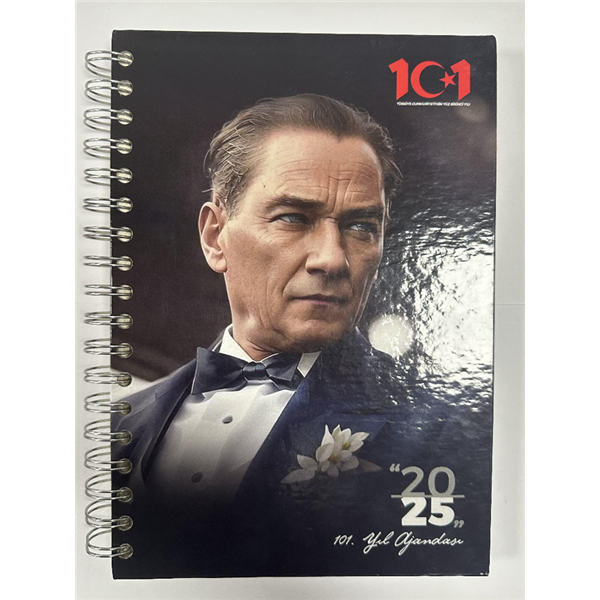 Cnk Ajanda Atatürk Günlük Spiralli 16x23,5 2026