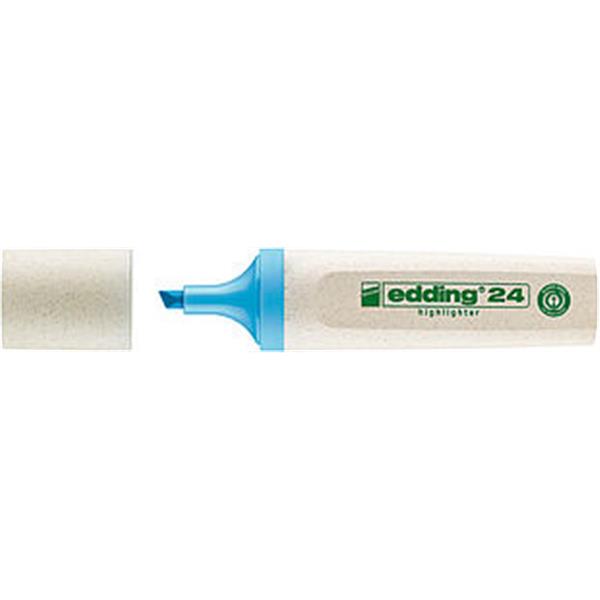 Edding 24 Ecoline Fosforlu Kalem Mavi ED2410