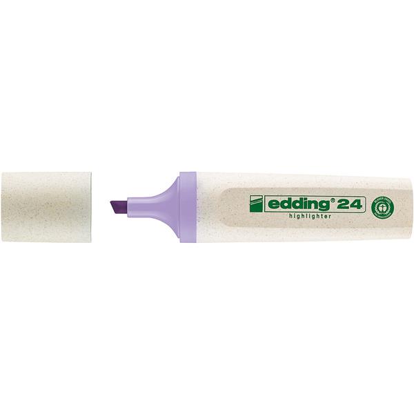 Edding Ecoline Fosforlu Kalem Pastel Mor 24