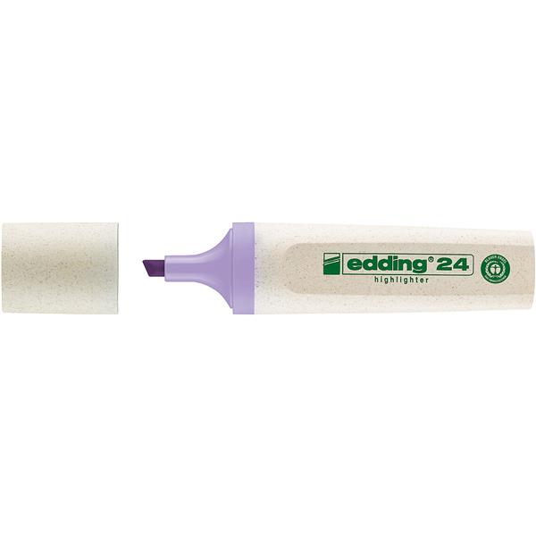 Edding 24 Ecoline Fosforlu Kalem Pastel Mor ED24134