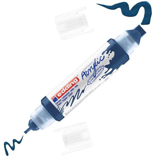 Edding Permanent Kalem Akrilik Gece Mavisi 5400 3D Double 933
