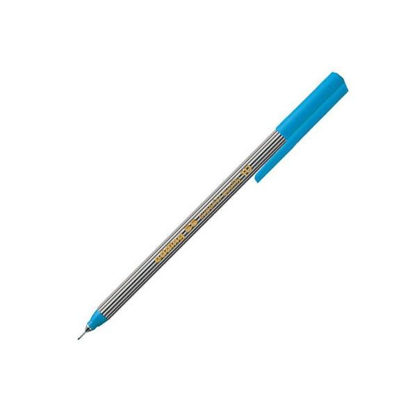 Edding 55 Fine Pen Keçeli Kalem 10 Açık Mavi