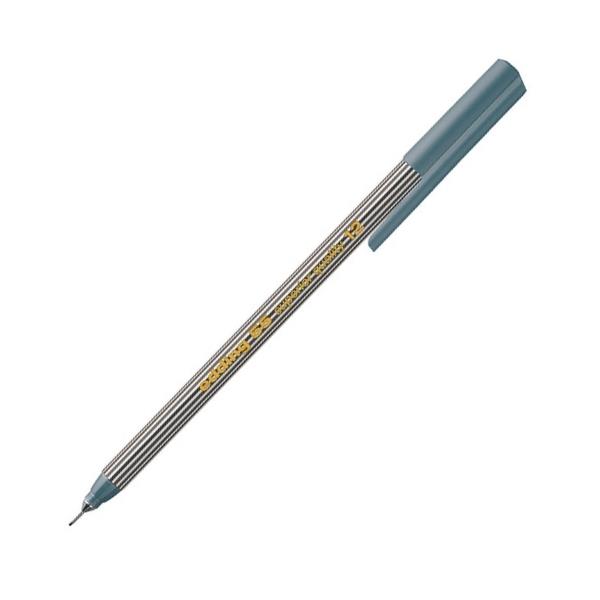 Edding 55 Fine Pen Keçeli Kalem 12 Gri